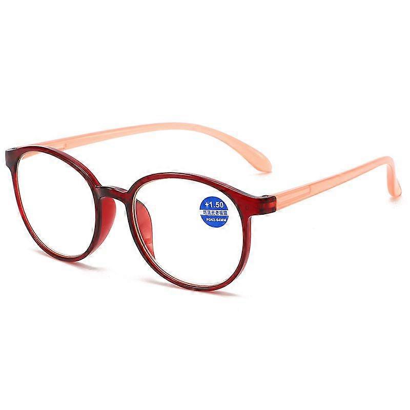 New Middle-aged and Elderly Elegant Large-frame Reading Glasses Anti-blue Reading Glasses High-definition Reading Glasses