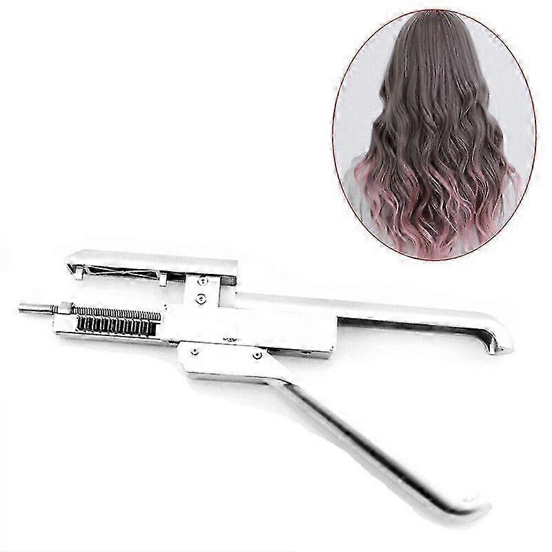 Complete 6D Hair Extension Machine Set: Natural, Salon-Quality Results with No-Trace, Easy & Fast Connector Tools