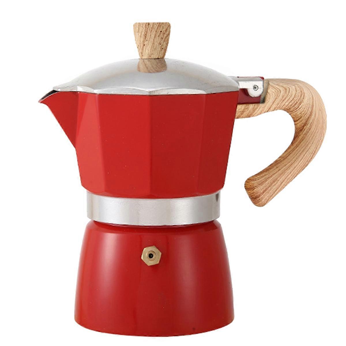 European Style Wood Grain Handle Coffee Pot Turkish Coffee Utensils Portable Coffee Brewing Tools R