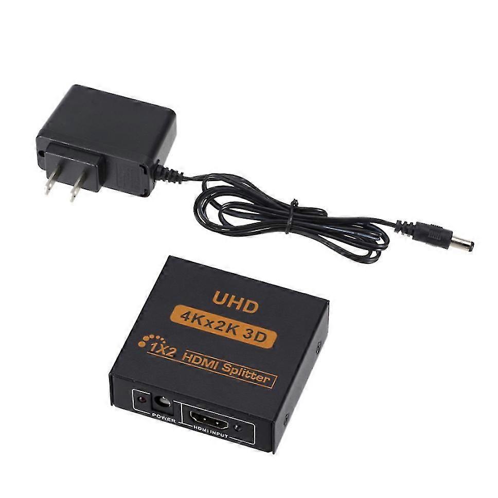 4k 3d Hdmi-compatible Splitter Hd 1080p 2 Dual Port Hdmi Splitter 1 In 2 Out Adapter For Pc Dvd Tv Box Ps3 1x2 Hdmi Splitter