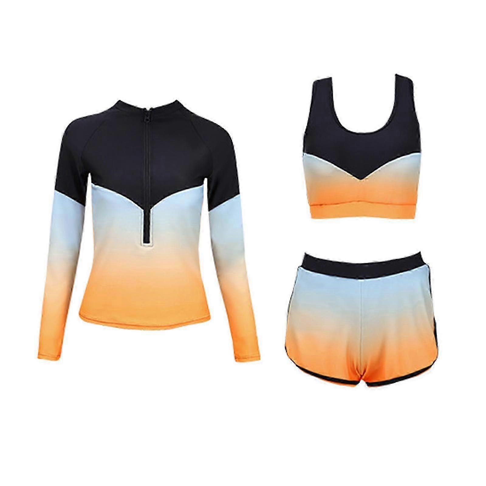 Kadın Mayo Rash Guard Yüzme Üst ve Şort Plaj Partisi Tatil SPA için