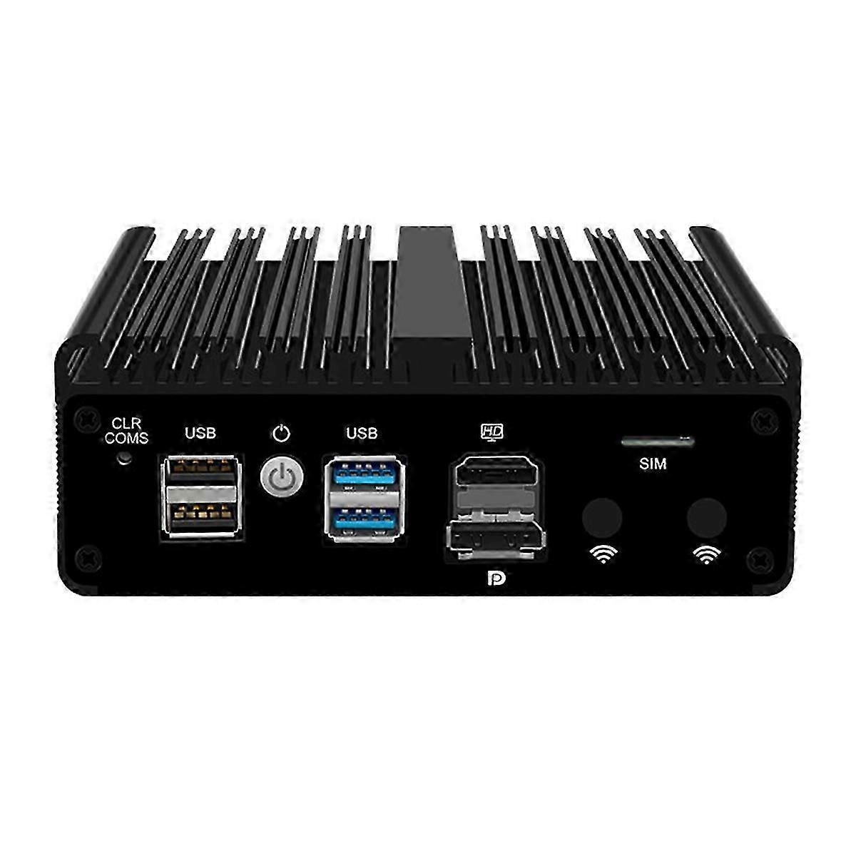 12th Gen N100 Solid Micro-Type Fanless Min IPC 4x I226-V 2.5G N6000 VPN Firewall Router Proxmox App