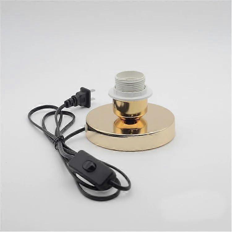 Nastyaer for E27 Screw Lampholder Table Lamp Holder with Switch Plug Bedroom Bedside 2pcs