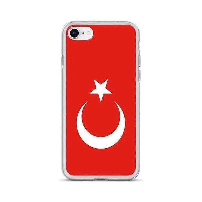 iPhone Case - Multicolor - Turkey Flag - Flexible - Silicone - Vertical Model