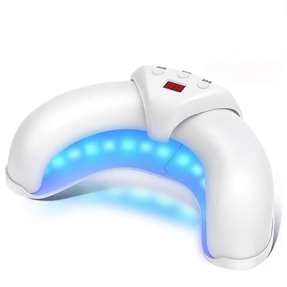 Hygienic Nail Care Dryer with Daily Cleaning Mode, UShape Design, Nail Light 3 timer modes (30s/60s/99s)