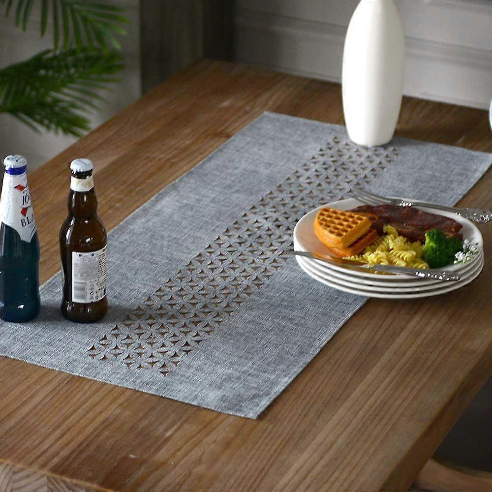 2025 Latest Model Rectangular Table Runner Fabric Home Garden Table Runner with Fine Trimming for