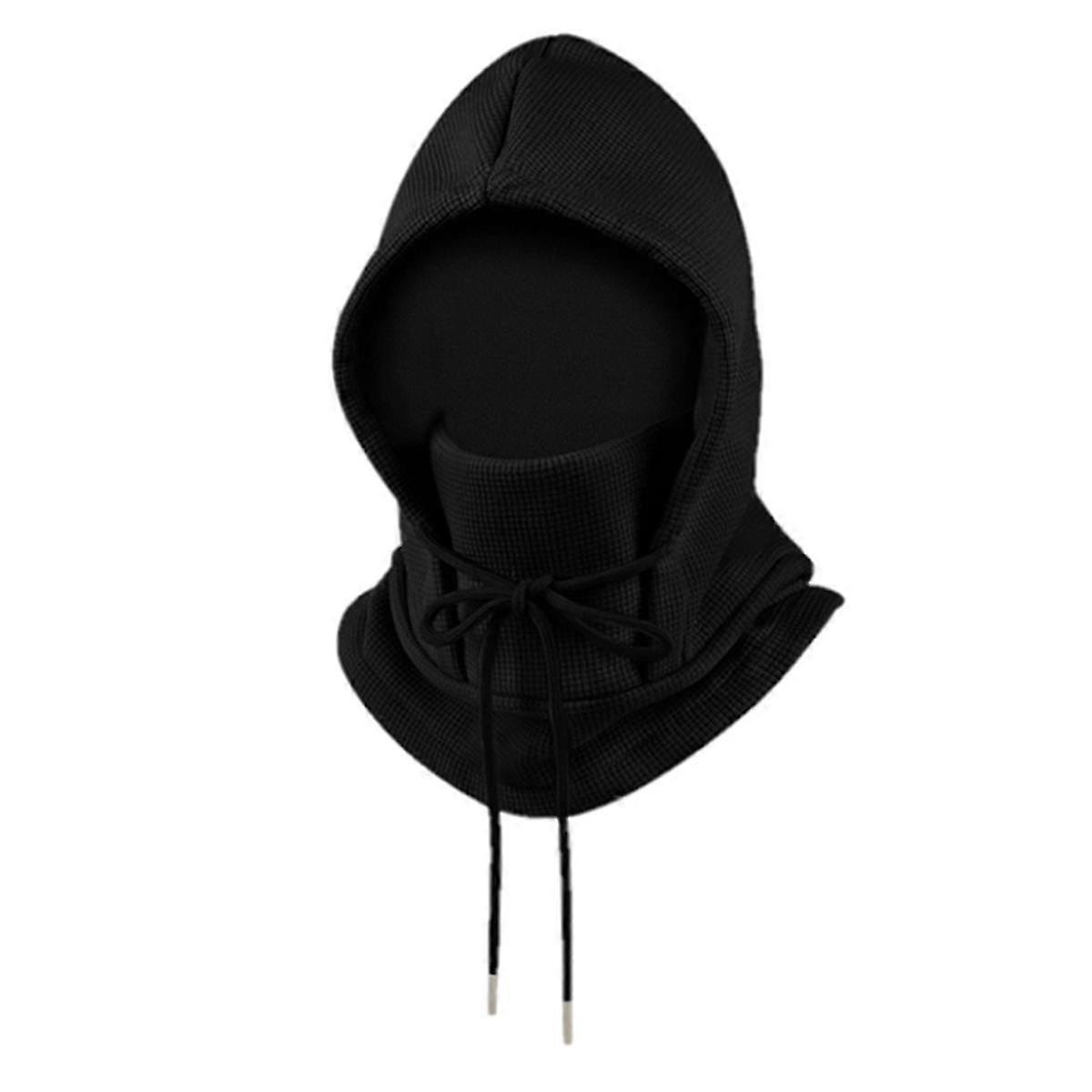 صافة حرارية مقاومة للرياح لركوب الدراجات في الهواء الطلق والتزلج والرياضات الشتوية ، وشاح غطاء محرك السيارة المخملي مع قناع أكثر دفئا للرقبة