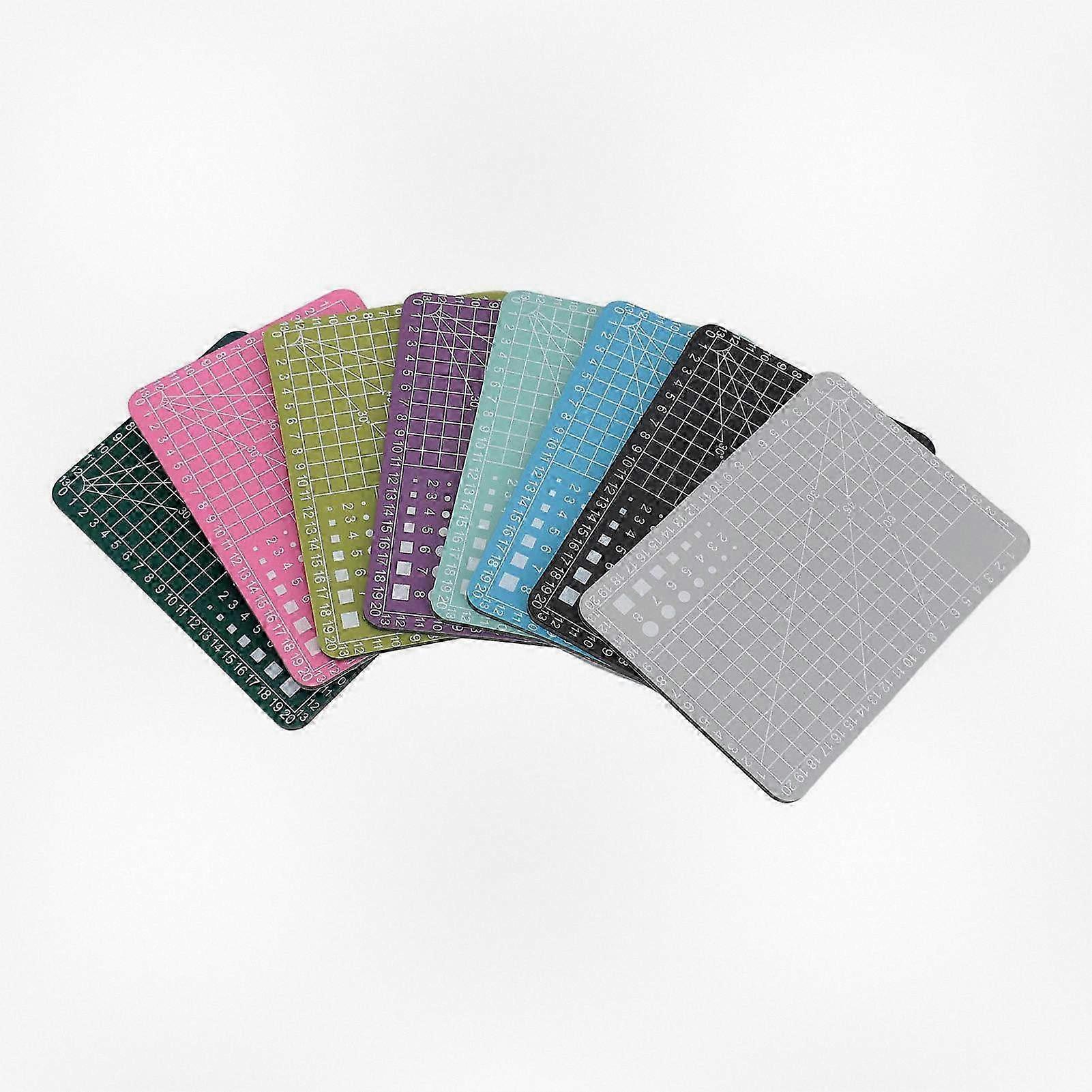 Versatile Double-Sided Self Healing Cutting Mat with Grid in 8 Colors, Ideal for Sewing, Crafts, and Various Art Projects with Clear Scale f