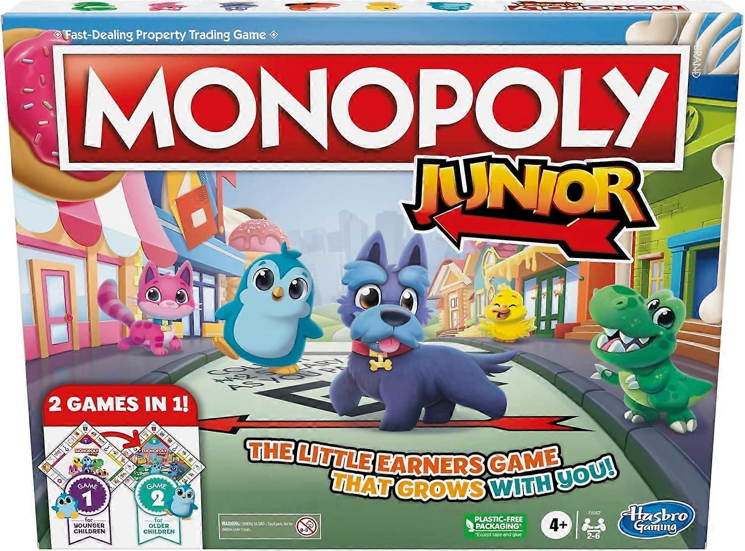 Monopoly Junior 2 Pelit 1:ssä perhelautapeli