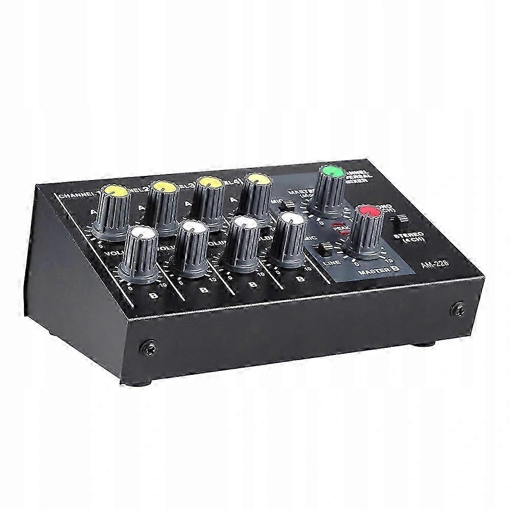 Audio Mixer 8-kanals lydmixer