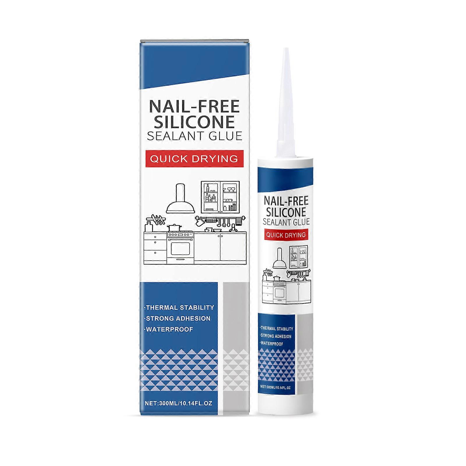 Large Capacity 300ml Silicone Sealant Corner Repair Sealant No Drilling Required Multifunction Use in Kitchens Bathrooms
