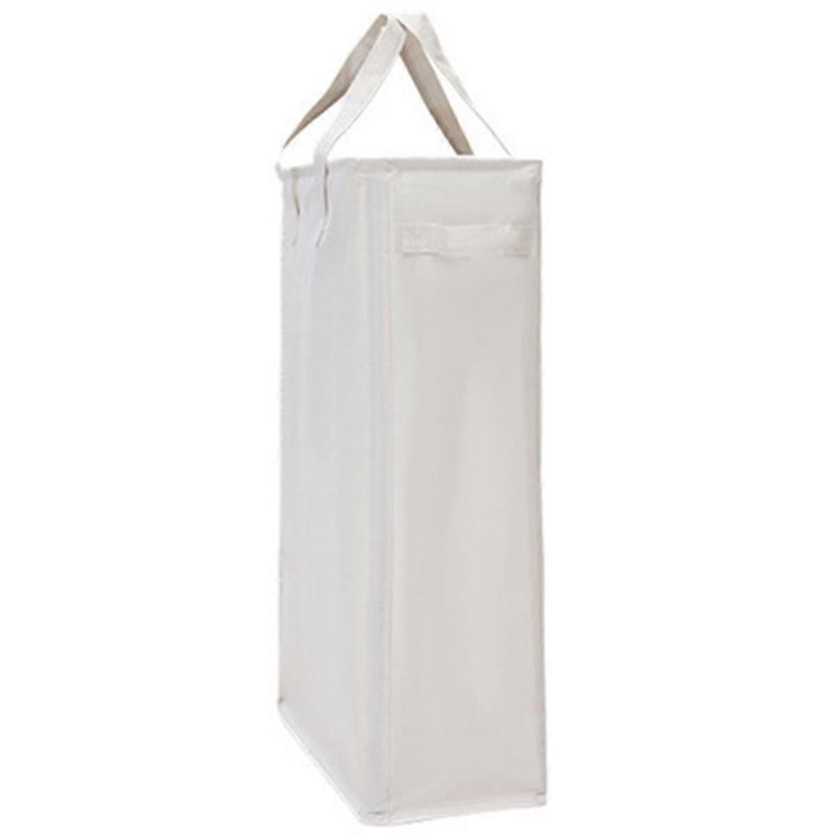 Foldable Collapsible Laundry Basket with Handles, Narrow Thin Hamper for Dirty Clothes Storage Organizer