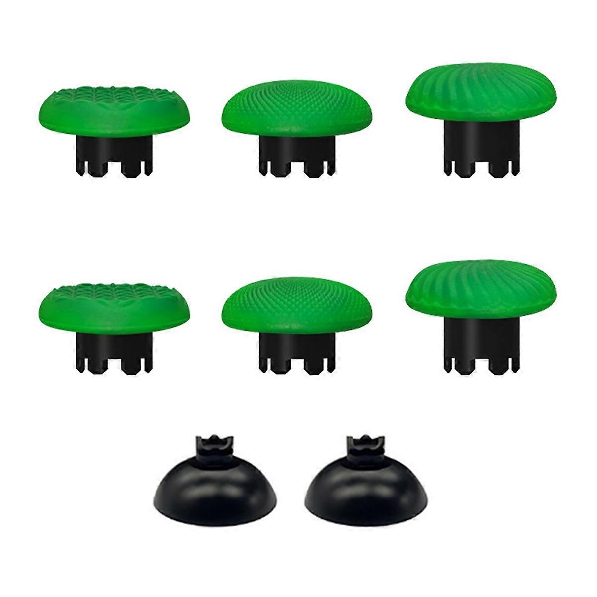 8PCS Thumbsticks Swap Thumb Sticks Joysticks Replacement for //Switch Pro/ Series Controllers Green