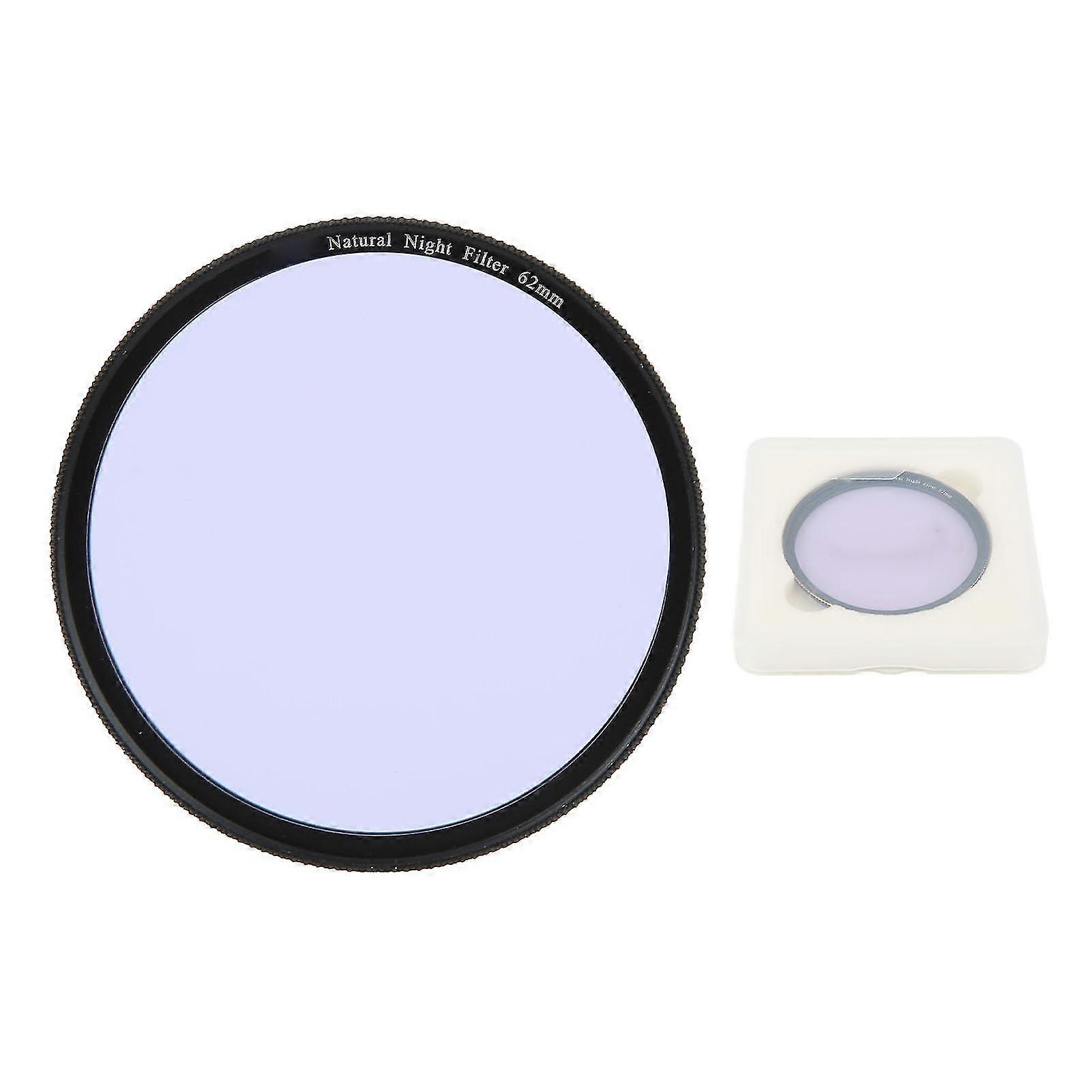 Lightdow 62mm Clear Night Filter for Star Photography & Light Pollution Reduction