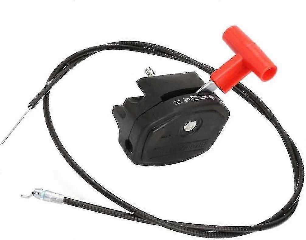 Lawn Mower Throttle Cable with Choke Lever 142cm Compatible with Mower Accessories (3pcs)