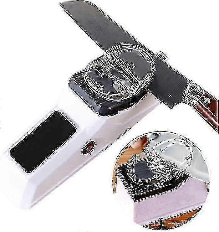 Electric Knife Sharpener for Professional Home Use, Quick Sharpening & Polishing Tool for Kitchen Knives