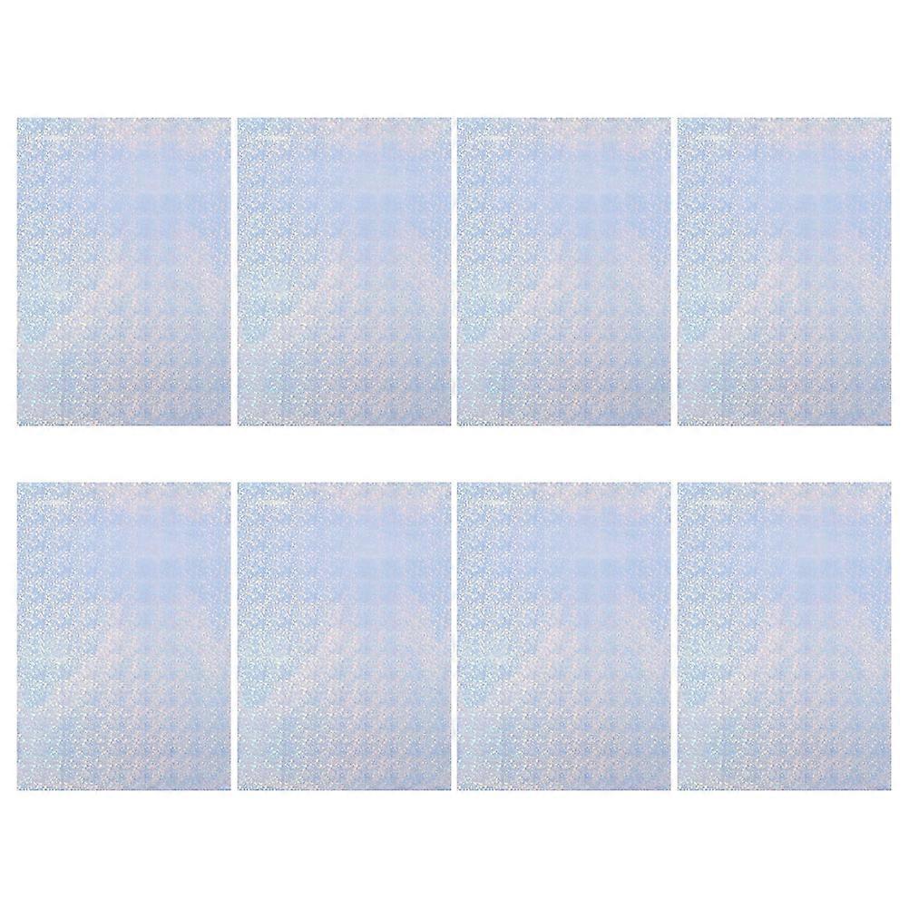 Glossy Photo Paper Picture Printer Paper Scratch Resistant Oil Resistant Waterproof Rectangular Shape 8Set