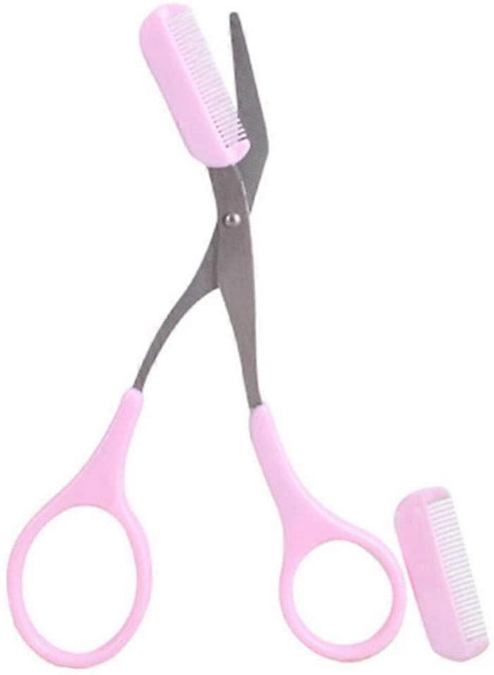Eyebrow Scissors With Eyebrow Comb Eyebrow Trimming Beauty Tool