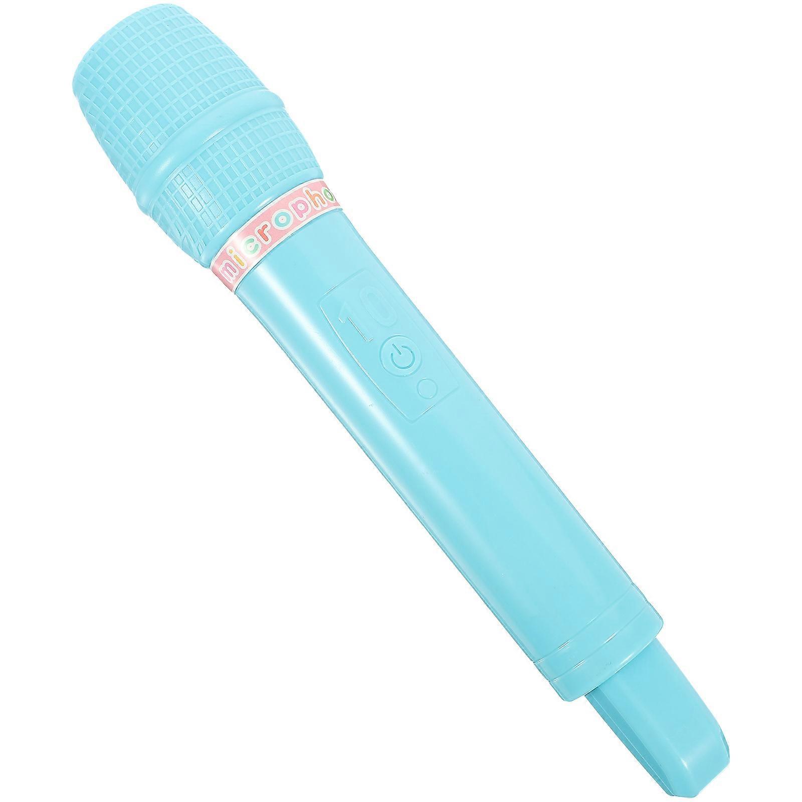 Kids Microphone Toy Stage Performance Cosplay Cylindrical Simulation Design 23.50X6.00X6.00cm 1Pcs