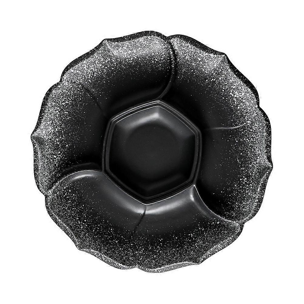 Zarte Snack-Tablett Lebensmittel-Servierhalter Zuhause Frühstück 10 Zoll Leicht zu reinigen 1Set