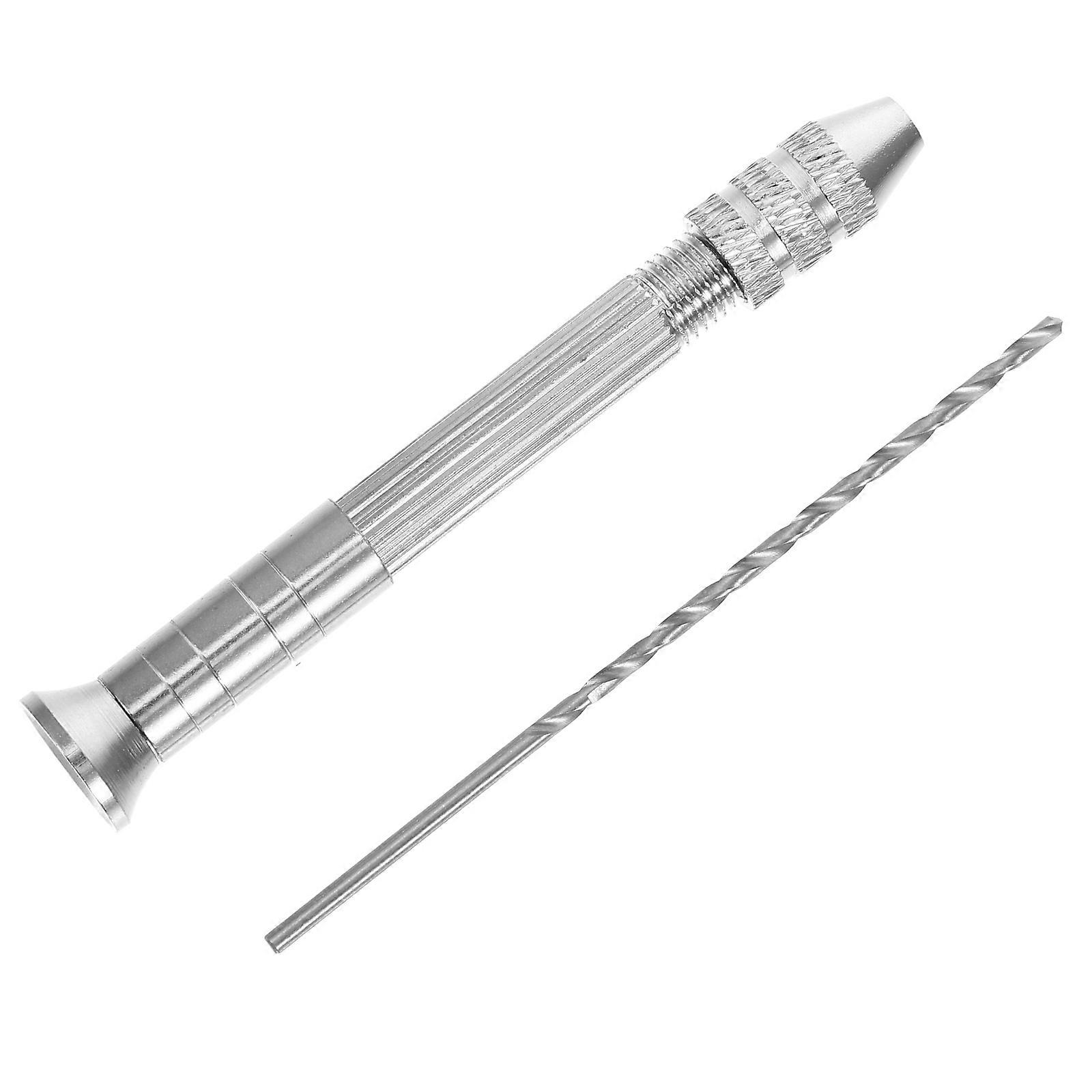 Hand Powered Drill Micro Drill Bits Set Candle Making Model Tools Professionals 1Set