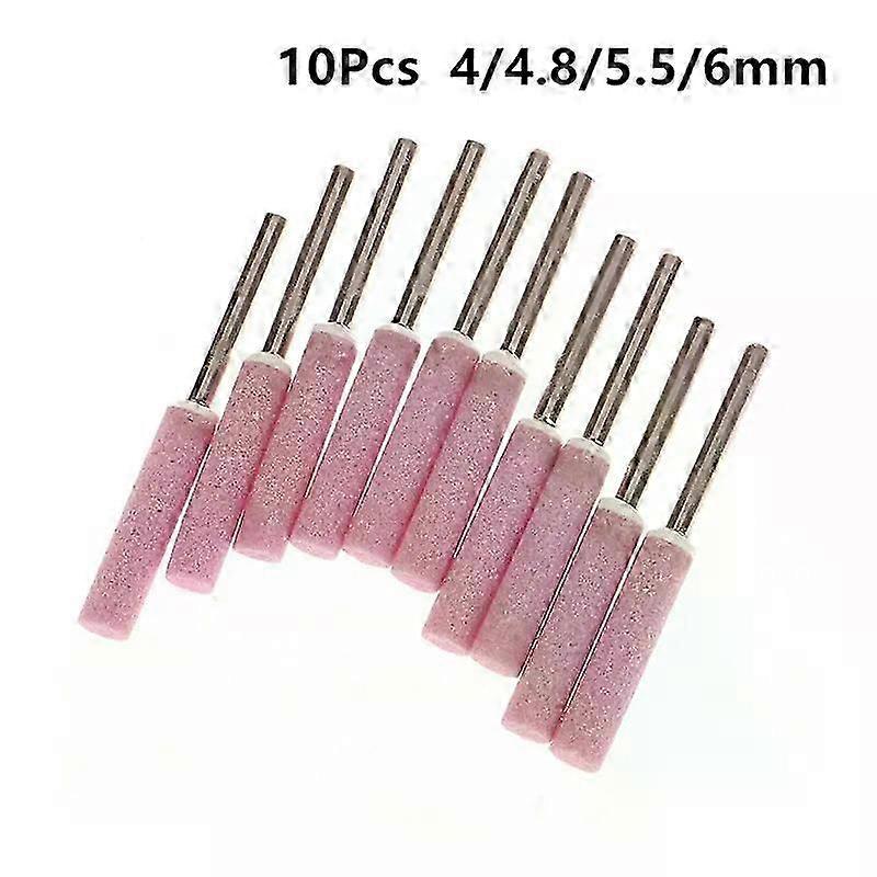 10Pcs Chainsaw Sharpener Grinding Stone File 4/48/55/6mm Chains Saw Sharpening Set Polishing Metals Stones