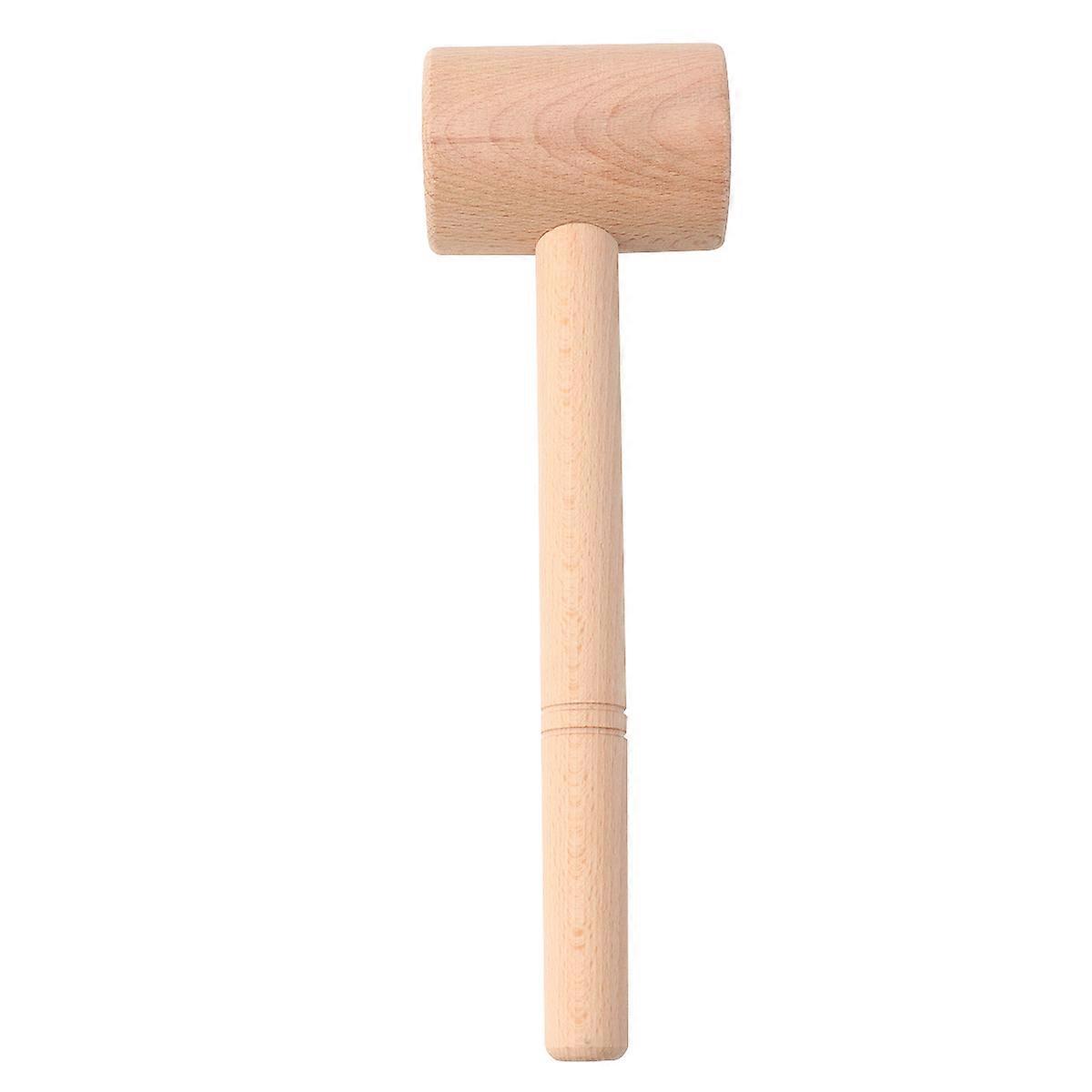 Small Mallet Wood Handle Hammer for Opening Crabs and Lobsters 27.50X8.00X5.00CM 1Pcs