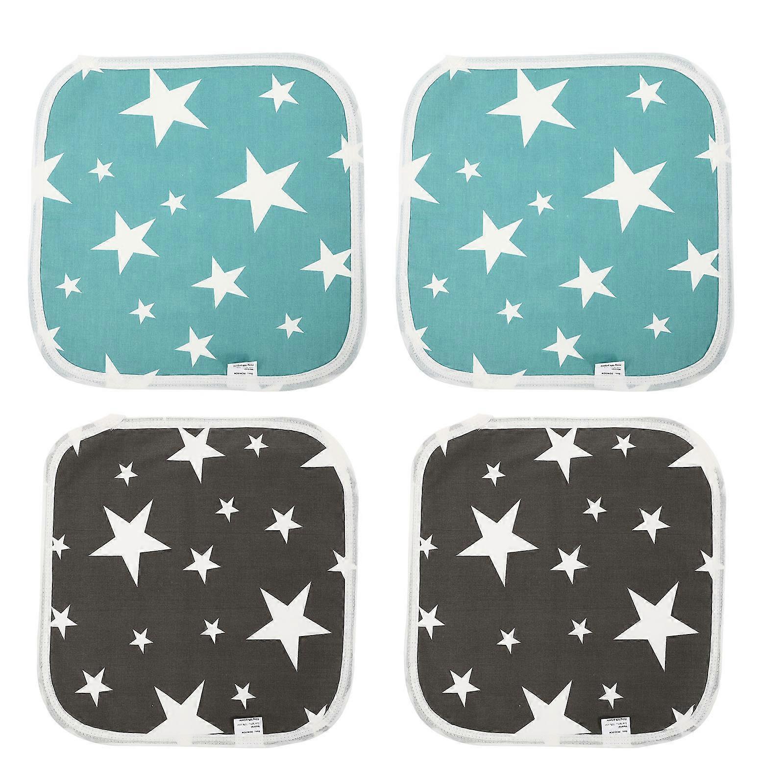 Pad for Dog Fast Absorbing Pet Pee Mat Thicken Pet Diaper Pet Supplies Indoor Use Polyester 30X30CM Moisture-Proof 4Set