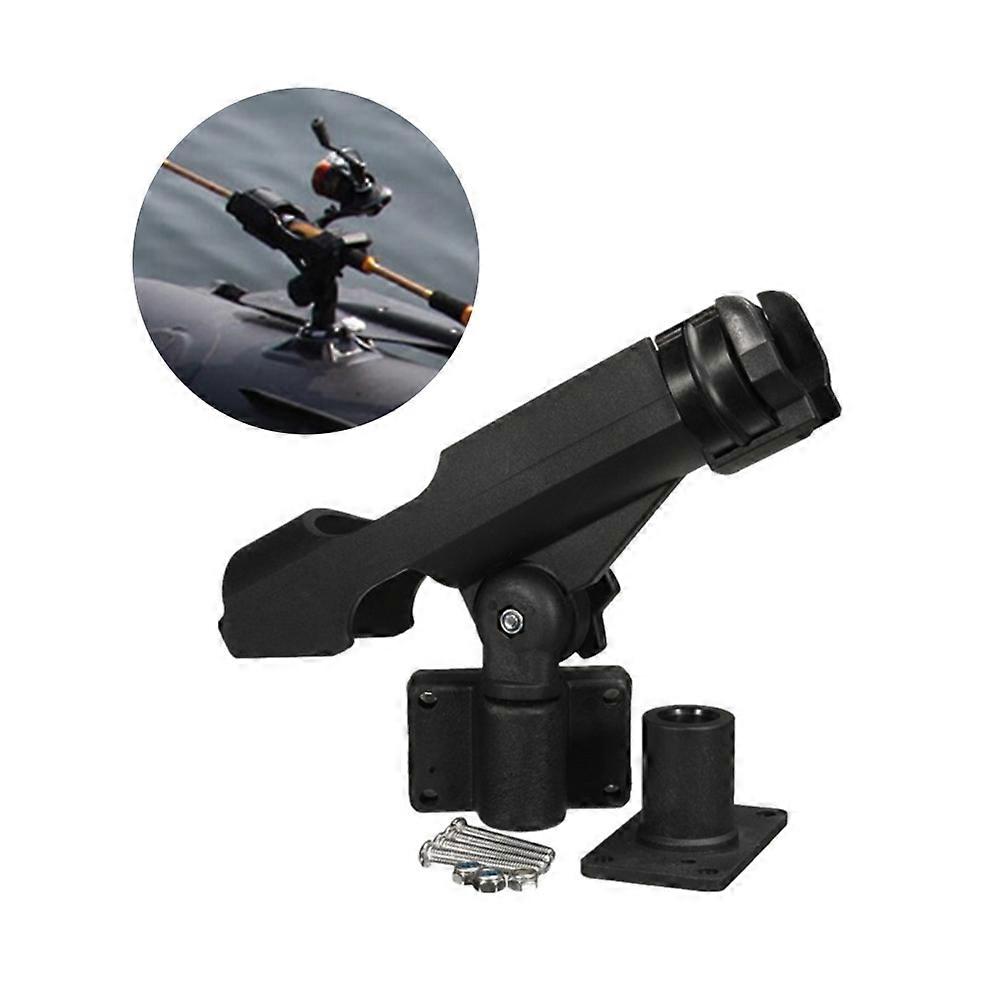 Here's a polished and professional product description based on the title you provided:
**Rotatable Fishing Rod Holder Clamp for Boat Handrail –