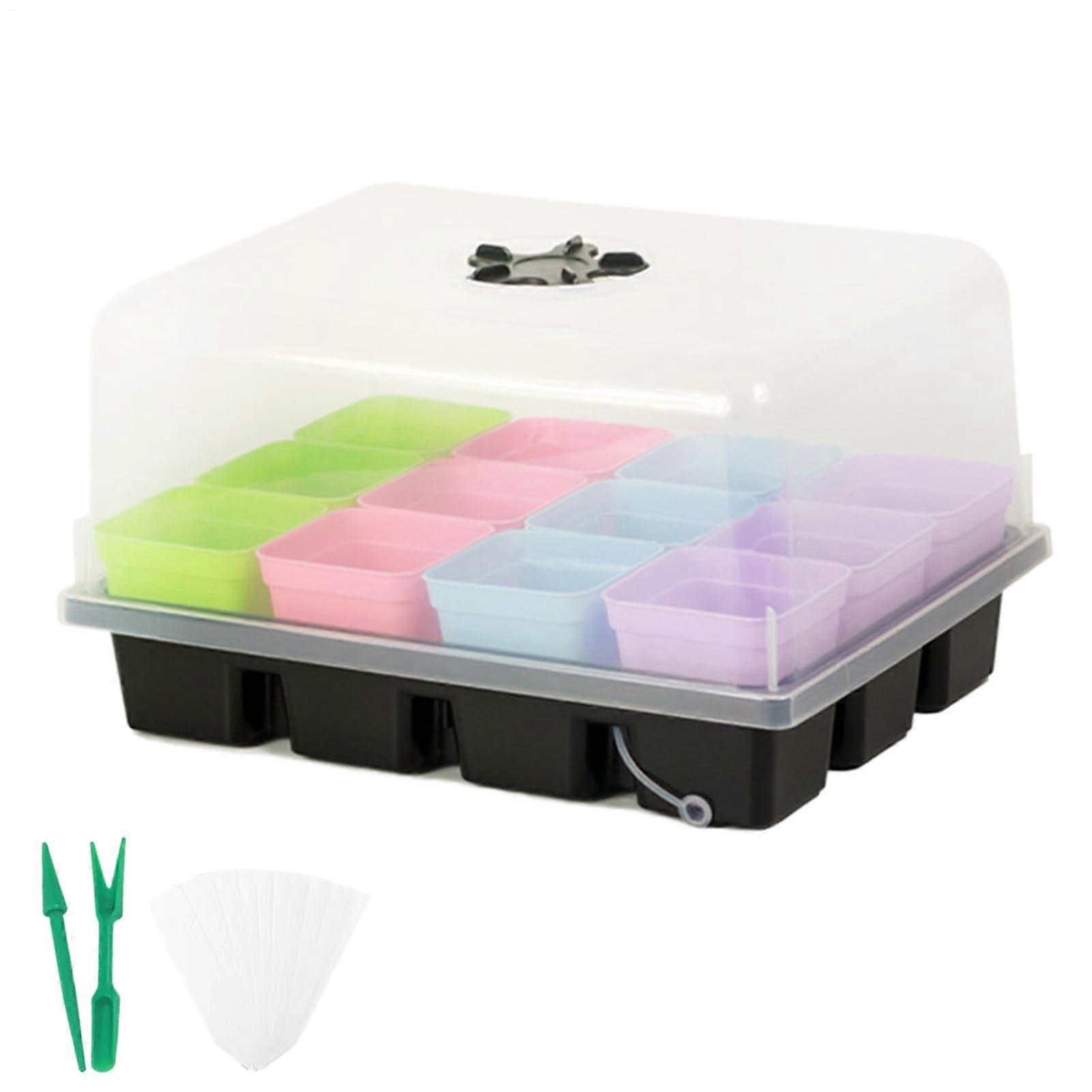 Seedling tablets, plant germination Square Greenhouse Propagation Kit