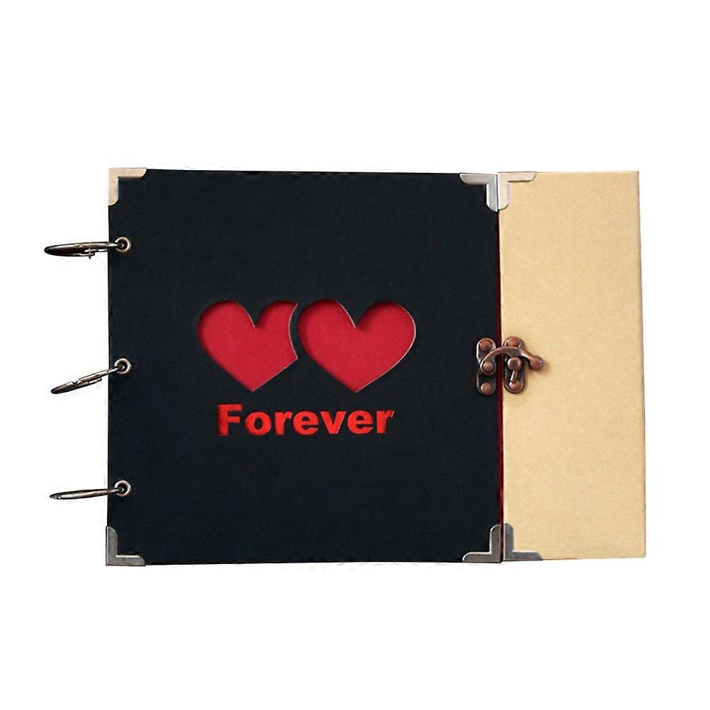 Photo Album Sheets Diy Scrapbook Photo Album Double Heart Design Multi 10 Inch Memory Storage 1Set