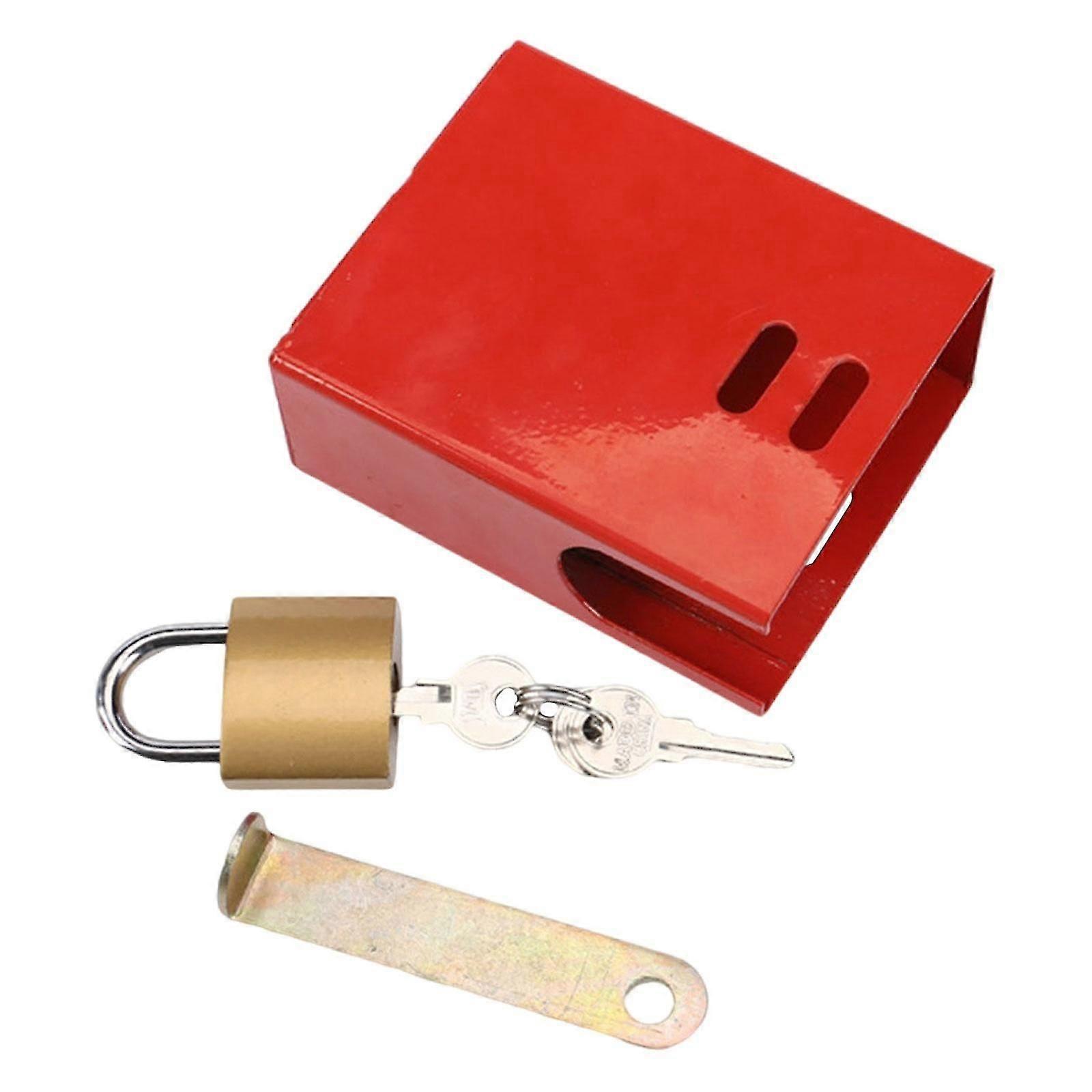 Outdoor Faucet Lock Red Water Spigot Lock with Keys for Indoor Backyard Yard