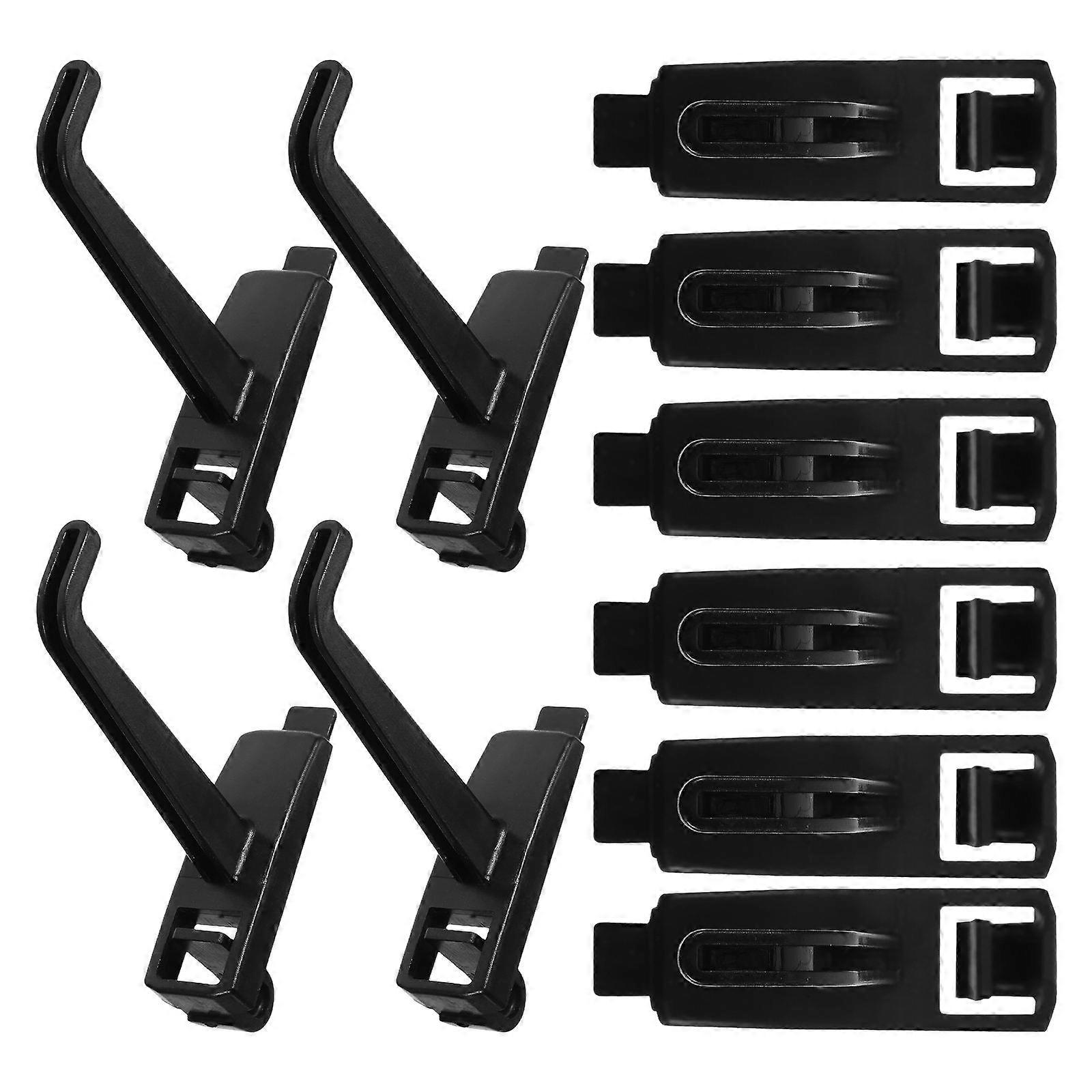 Keyhole Wall Hooks Pegboard Accessories for Organizing Rakes Ladders 10Set