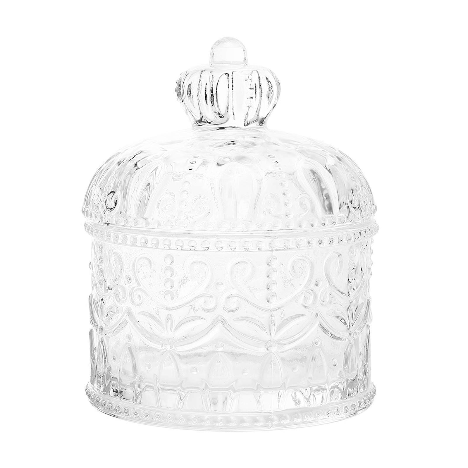 Small Storage Jars Glass Containers Shape Nordic Minimalist Style Birthday 11x8.5cm Storage 1Pack