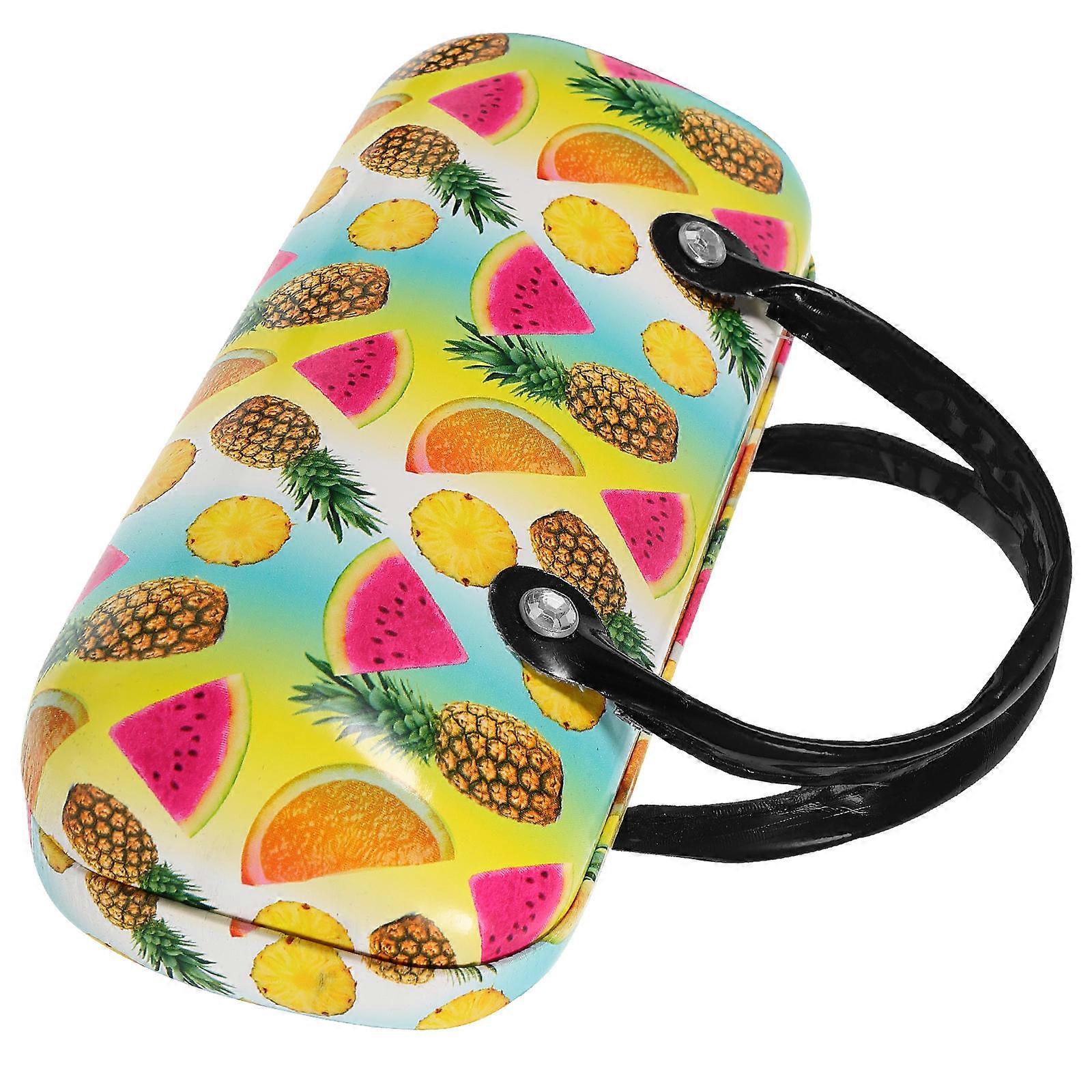 Eyeglasses Holder Childrens Glasses Case Cartoon Pattern Glasses Holder Camouflage Rectangular Dustproof 1Pack