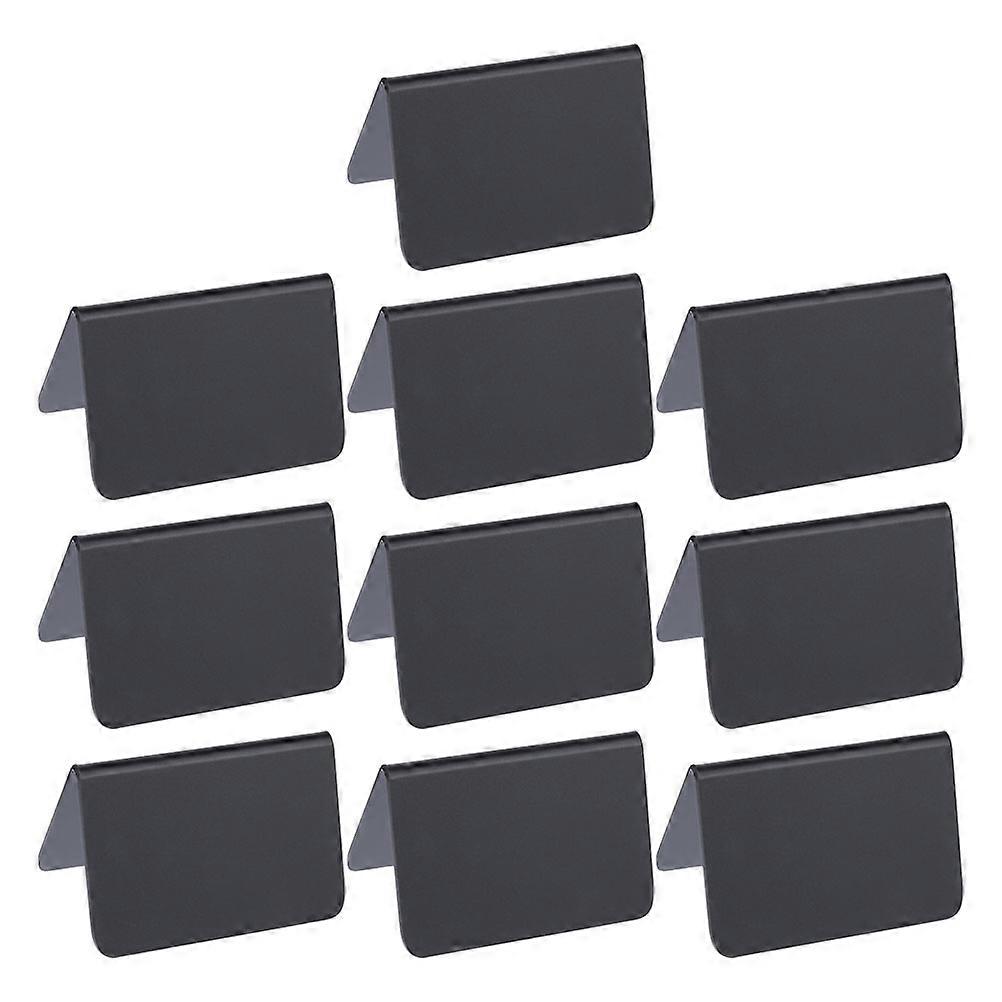 Black Message Chalkboard A-Shape Tabletop Decor Double Sides Design 10Pcs