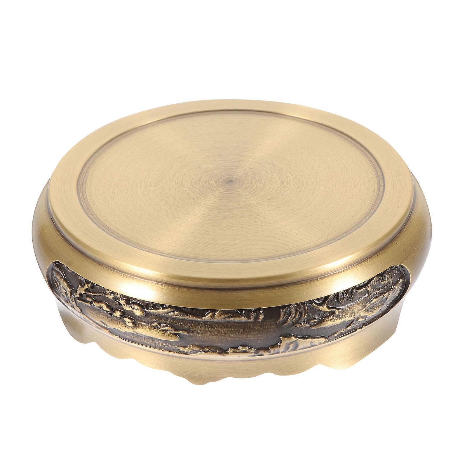 Fragrance Stick Holder Delicate Crafts Copper Incense Burner Base Displaying Base 1Set