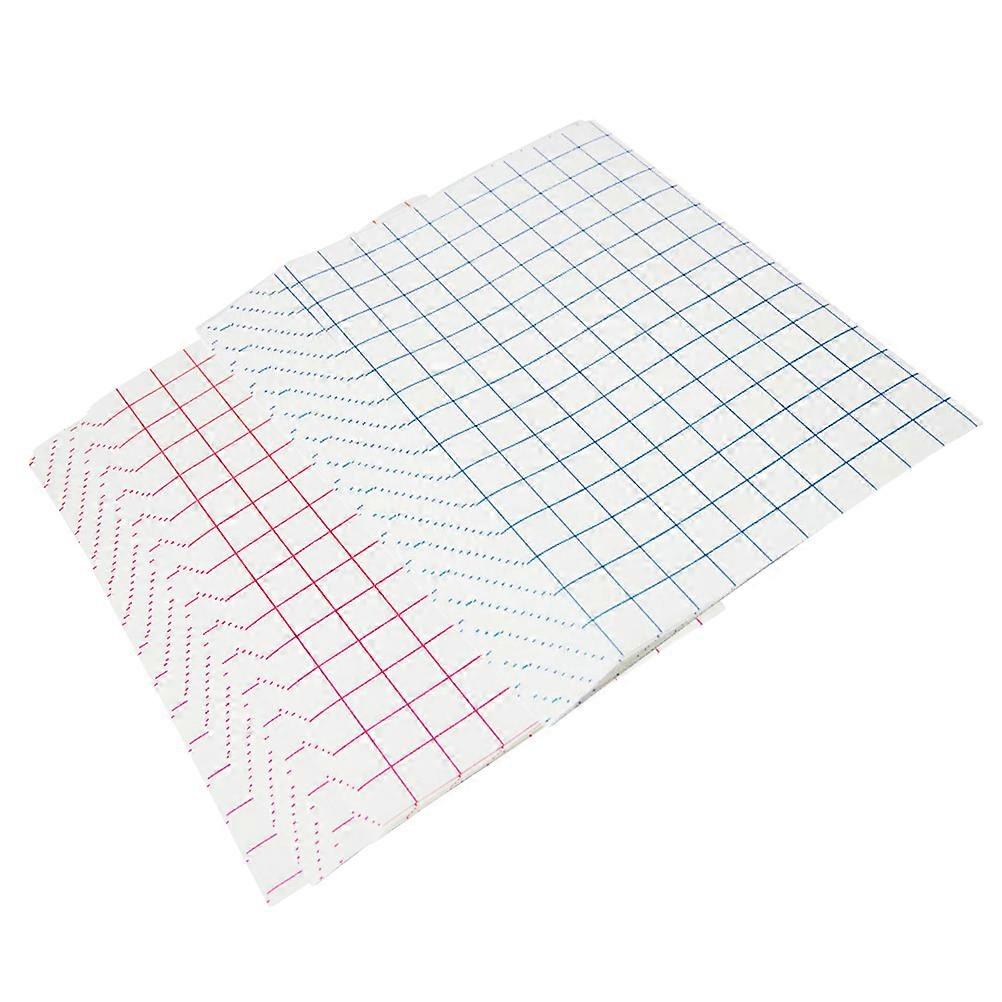 Transfer Sheets for T Shirts A4 Sublimation Transfer Paper Light Red Lattice Wash Durable Printable Heat Transfer for Cotton T-shirt 10Set