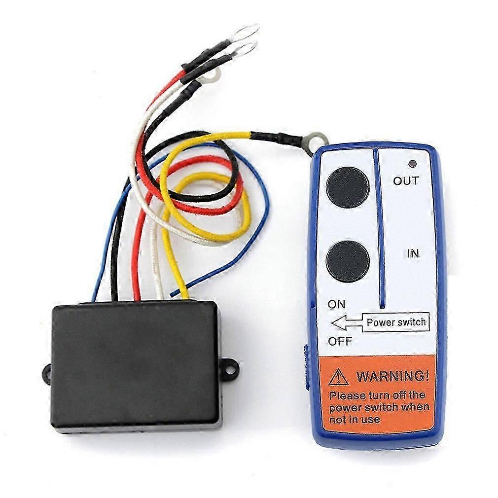 Universal Wireless Remote Control Kit for 12V DC Winches - 50FT Switch for Truck ATV SUV