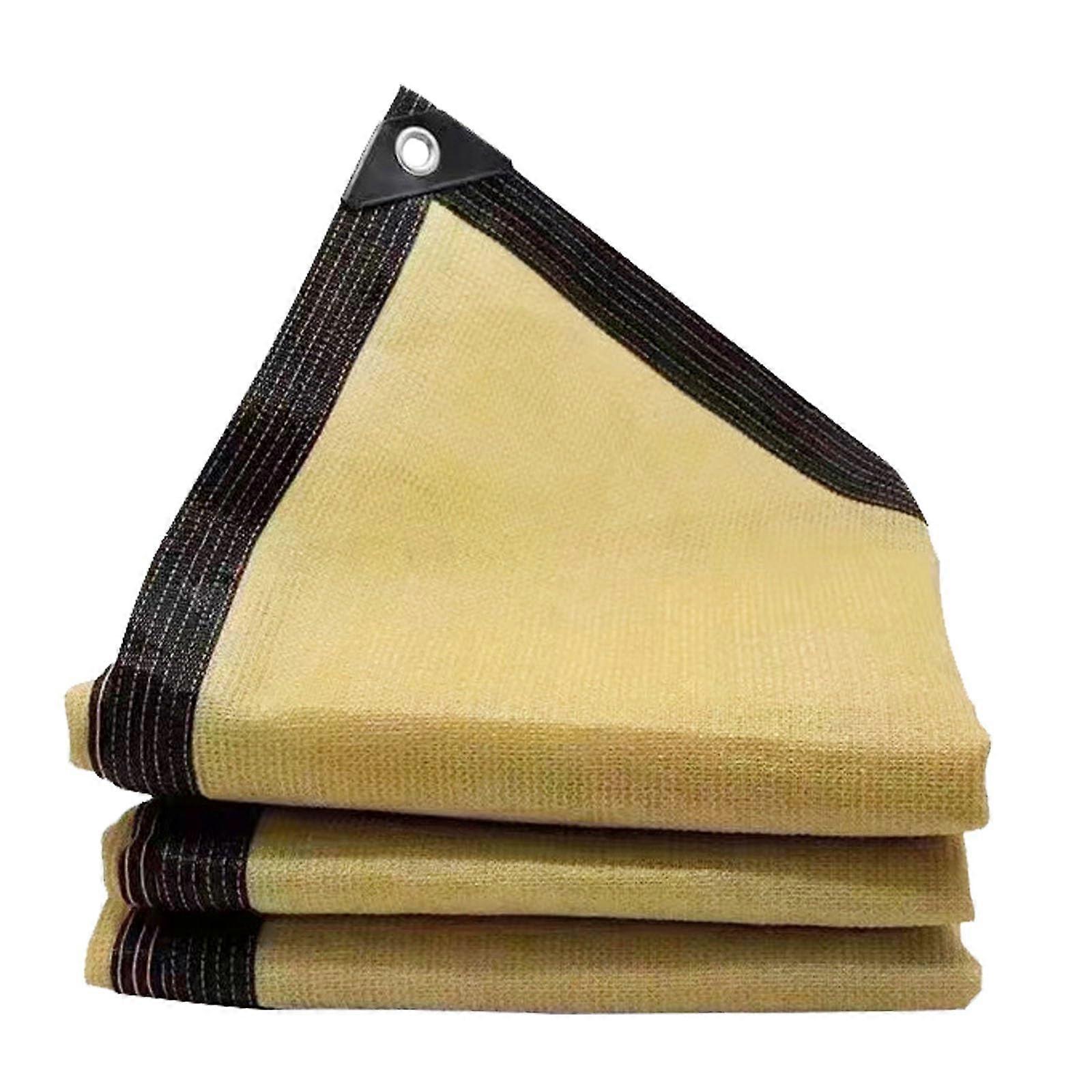 6 PIN Shade Net with Eyelets, Garden Mesh, Sun Net for Outdoor Pergola, Plants (5x6.0m Beige)