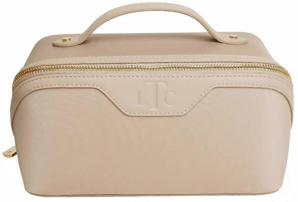 Alice Wheeler London LTC Train Case - Stone Beige