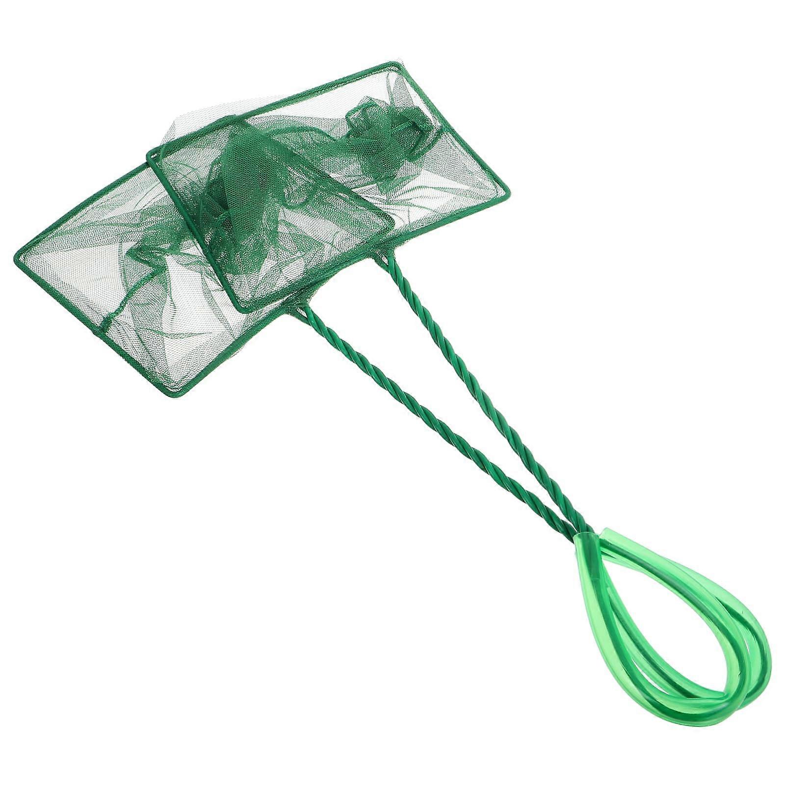 Fischnetz Aquarium Handheld Net with Fine Mesh for Small Fish and Shrimp, Practical Cleaning Tools for Aquarium Accessories