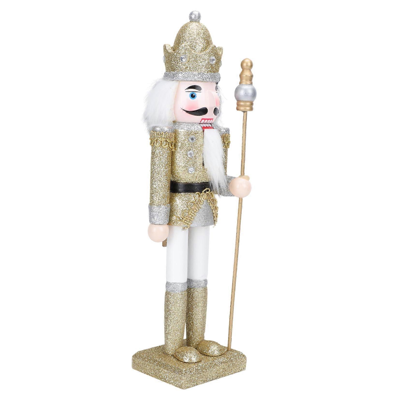 Toy Soldier Christmas Decor Eco-Friendly Doll Figurine for Shelf Display Classic Style Durable and Versatile