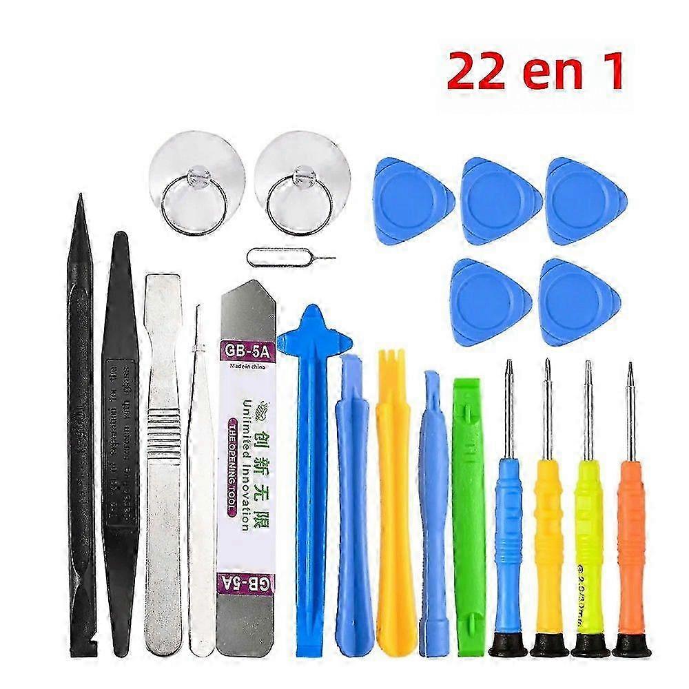 22-in-1 Mobile Phone Repair Tool Kit Spudger Pry Opening Tool Screwdriver for Various Brands Laptop Computer Hand Tool Set