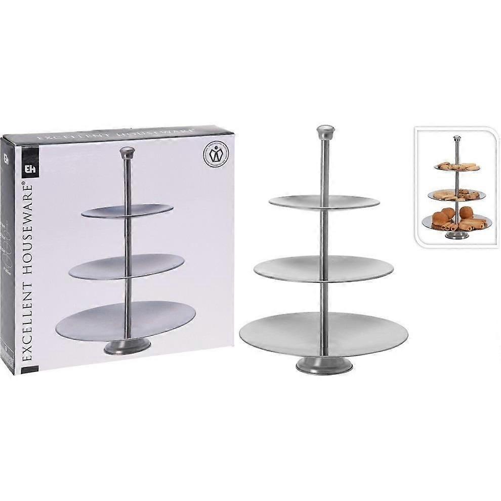 3-Layer Stainless Food Stand | Elegant and Durable Serving Solution