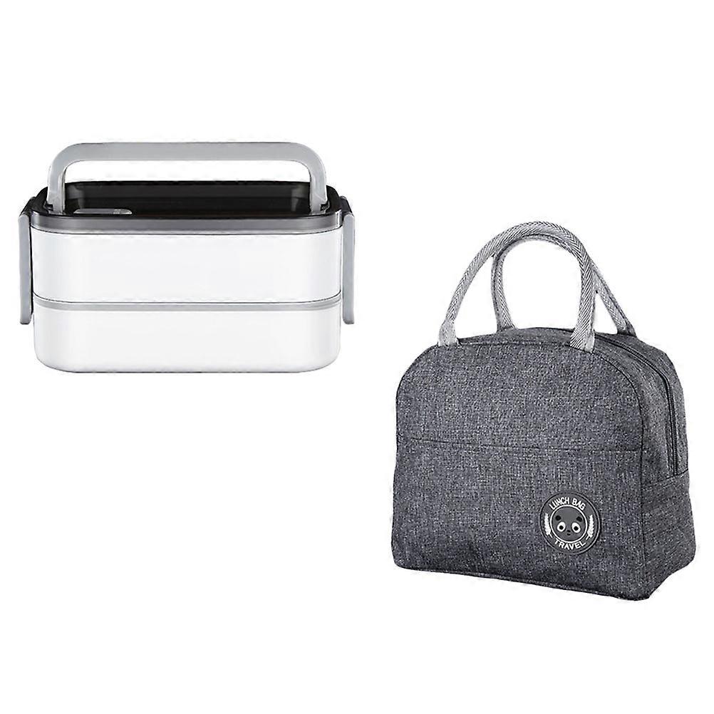 Meal Packing Box -Keeping Portable For Picnic Silver 1Pc
