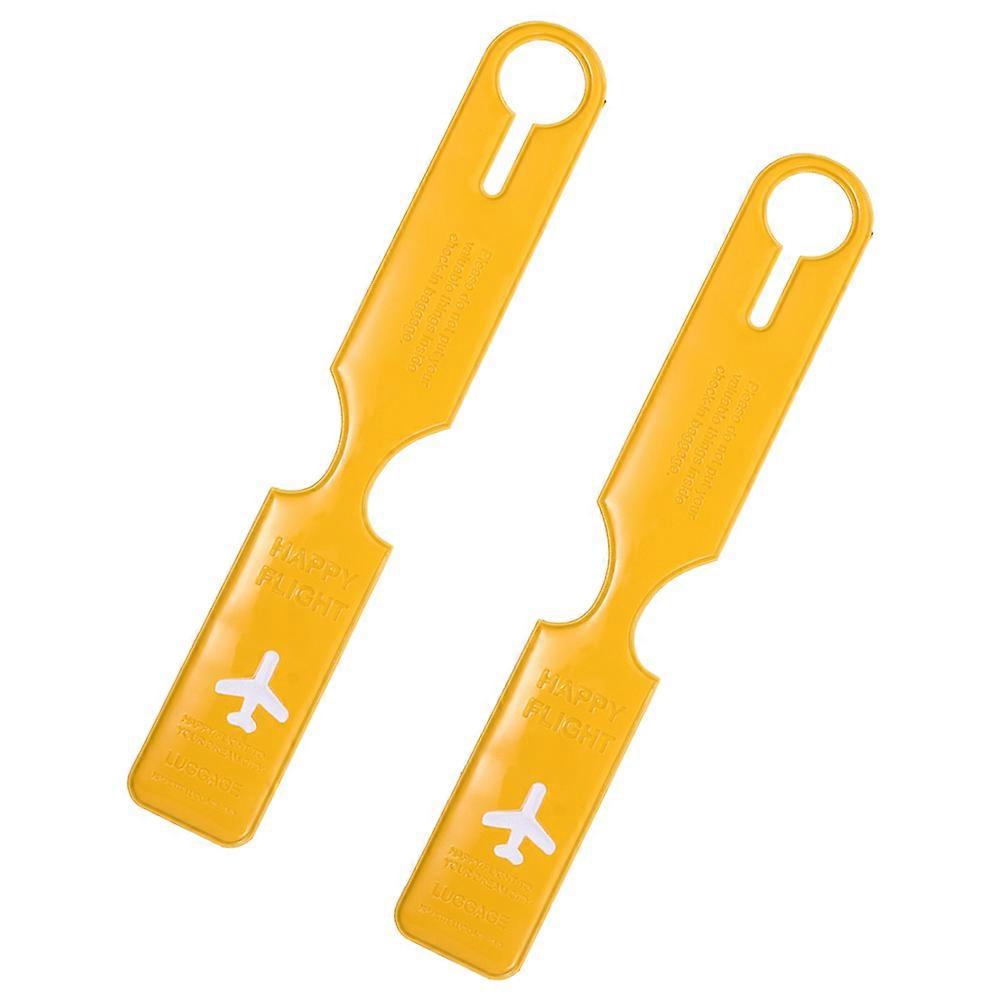 Aircraft Baggage Boarding Tag Suitcase Tags Plastic Luggage Tags Marking Items 2Pack