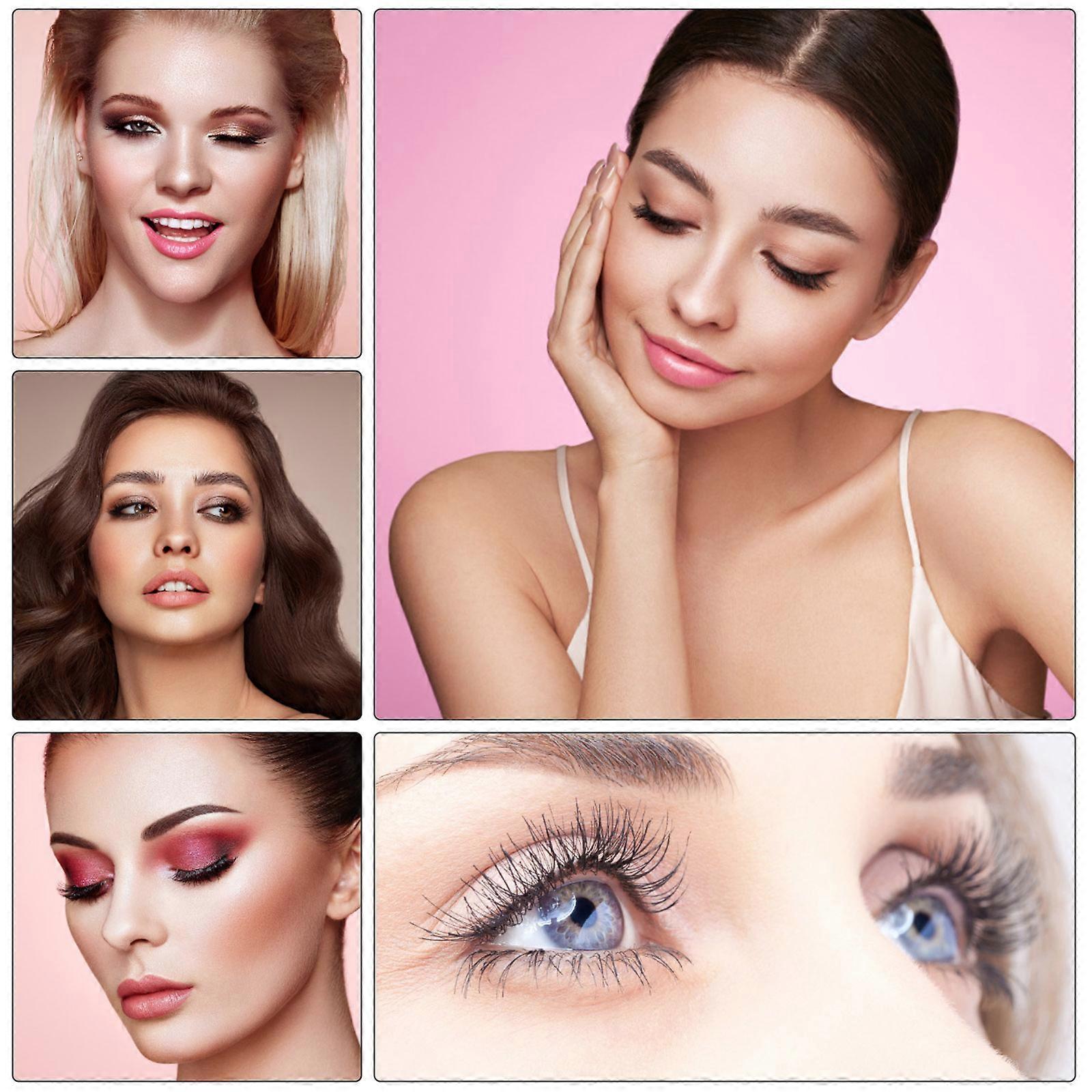 5 pairs of 20mm extra long artificial mink false eyelashes can be reused 3-10 times Model: D16