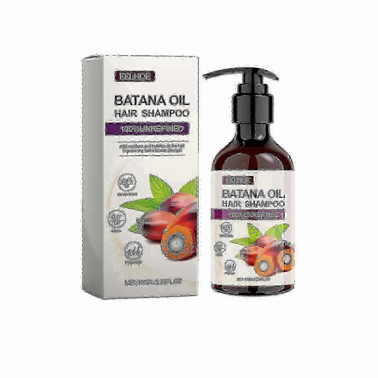 EELHOE Batana Volumizing Shampoo Clear and Soft Cleansing No Frizzy Oil Control Increase Fluffy