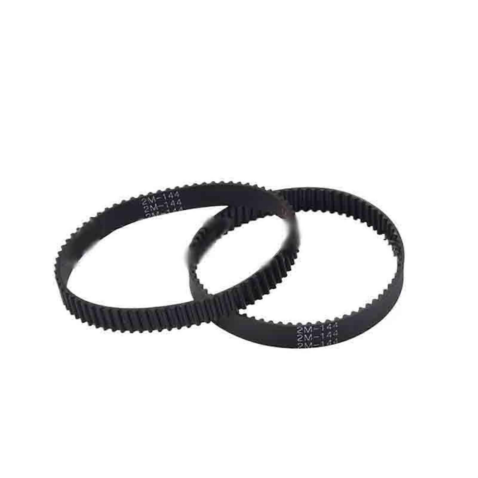 2PC 2MGT 2M 2GT Rubber Closed Synchronous Timing Belt Pitch Length 144 Width 6mm/9mm Teeth 72 Loop Timing Belt